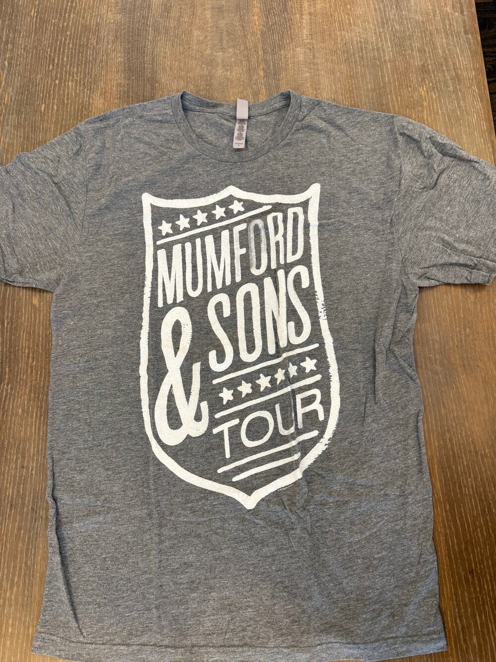 Mumford and Sons Concert Tour Band Tee T-Shirt Top Unisex size L